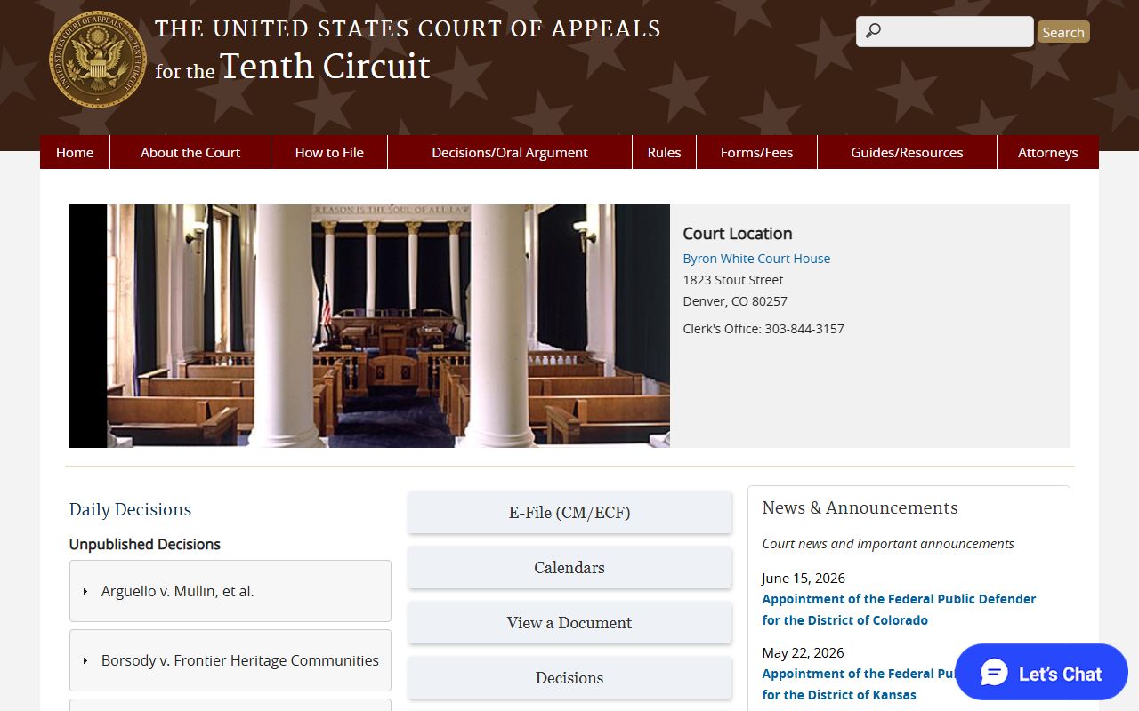 Kingfisher County probate records and the Tenth Circuit Court of Appeals